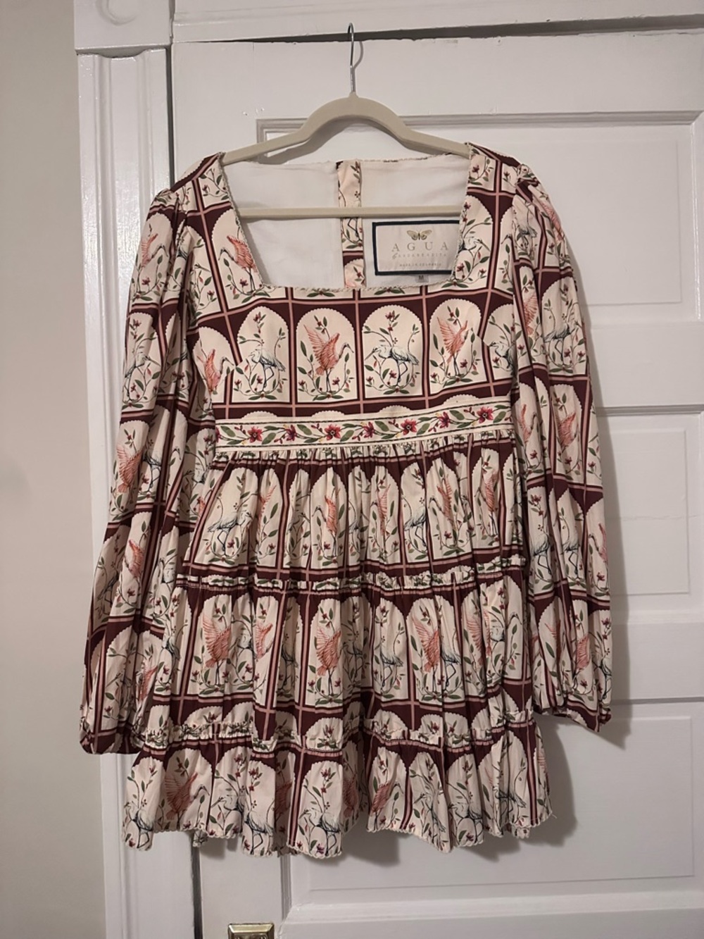 Agua by Agua Bendita Avena Floral Mini Dress